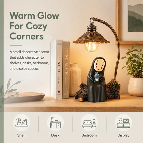 Miniatura 5 de Lámpara Sin Cara, Luz Nocturna Sin Cara para Niños, Regalo para Decoración del Hogar