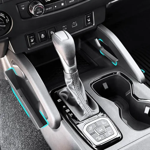 Miniatura 14 de SHAOHAO 2 piezas para 2025 2026 Nissan Frontier Organizador de consola central para 2022 2023 2024 2025 2026 Nissan Frontier Accesorios