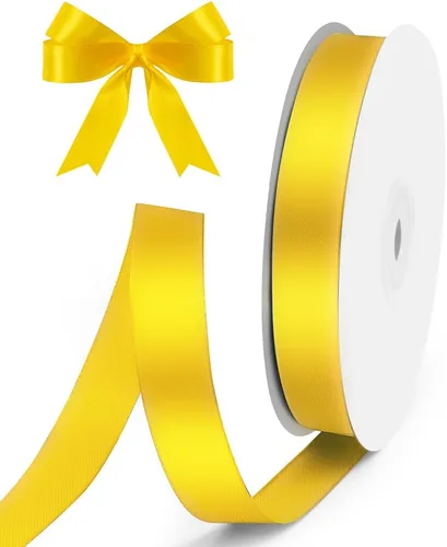 Miniatura 36 de Cinta de satén de 5/8" x 100 yardas - Cinta de seda naranja otoñal con carrete - Ideal para envolver regalos, ramos florales, manualidades