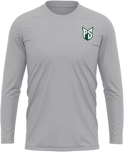 Miniatura 44 de Camisa deportiva de manga larga oficial de la NCAA Collegiate para hombre, con logotipo en el pecho izquierdo, colección Athletic Heather