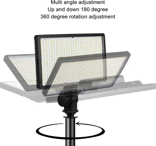 Miniatura 4 de Luz de relleno LED, mini lámpara LED de llenado de panel plano, panel de iluminación de fotografía, luz de relleno de estudio con 416 cuentas
