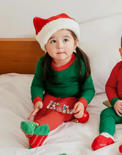 Miniatura 32 de VAENAIT BABY Infant Toddler Kids Adult Couple Family Matching Women Men Christmas Pjs Xmas Holiday Buffalo Plaid Pajama Set