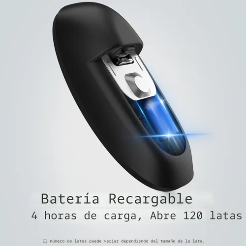 Miniatura 3 de Canslab Ultrablade PRO Abrelatas con Parada Automática - Abrelatas Eléctrico Recargable para Cocina para Personas Mayores con Artritis - Abridor