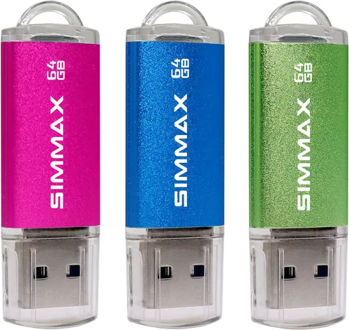 Miniatura 10 de SIMMAX Memory Stick 32GB USB 2.0 Unidades Flash Thumb Drive Pen Drive (32GB Morado)