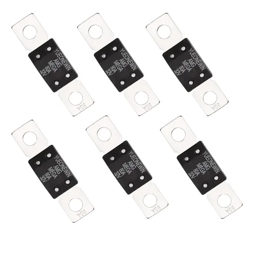 Miniatura 13 de Fusibles MEGA/AMG de 100 A, 6 fusibles de 100 A MEGA/AMG de alta corriente atornillados para automóviles, camiones, vehículos de construcción