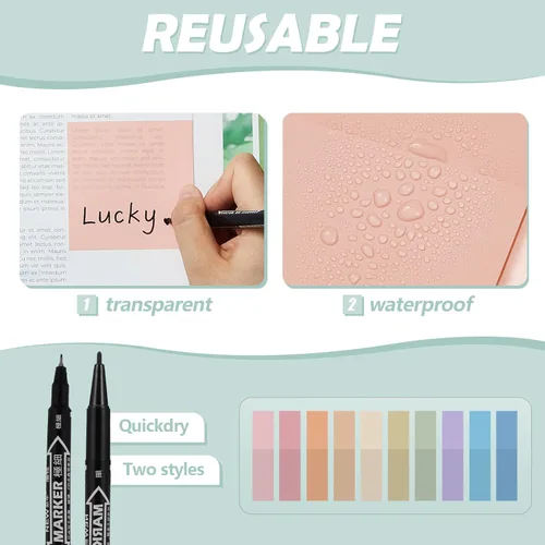 Miniatura 5 de Jutom Kit de estudio de diario bíblico de 38 piezas para mujeres, suministros de anotación de libros con resaltadores, bolígrafos, pestañas, notas