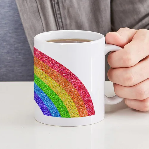 Miniatura 6 de CafePress Jake's Rainbow Shark - Taza de café de cerámica (11 oz)