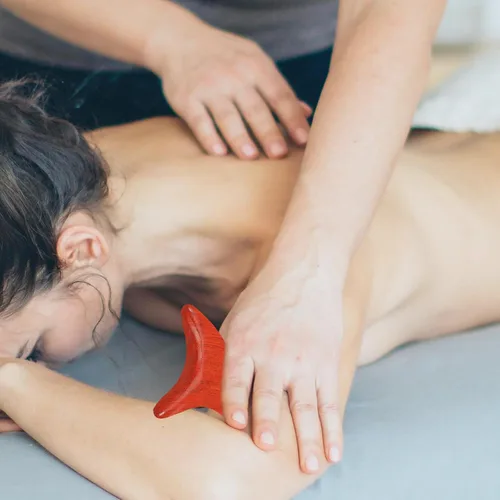 Miniatura 9 de COHEALI Paquete de 2 varillas de masaje de madera, varillas de masaje de punto de gatillo para alivio muscular de tejido profundo, herramientas