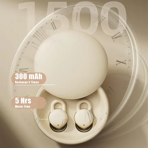 Miniatura 7 de Xmenha Auriculares invisibles para dormir de lado, inalámbricos pequeños y invisibles para pequeños canales auditivos, mini auriculares ocultos