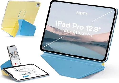 Miniatura 20 de MOFT Soporte dinámico para tablet compatible con iPad mini A17 Pro 2024 y iPad mini 6th A15 2021, funda magnética delgada para tablet con más de 20