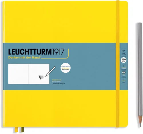 Miniatura 21 de Leuchtturm1917 - Cuaderno mediano de tapa dura para bocetos (negro) - 112 páginas de papel de 150 g/m²