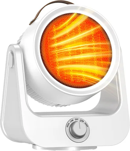 Calentador eléctrico de cerámica PTC de 1500 W para exteriores, calefacción 1S de 250 pies cuadrados, 4 modos, calentadores de patio 3D verticales y