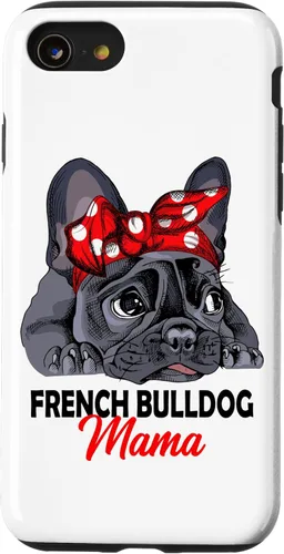 Miniatura 18 de iPhone 13 Pro Max Frenchie Mama Lindo Bulldog Francés Perro Mamá Divertido Estuche de Regalo para Mujer