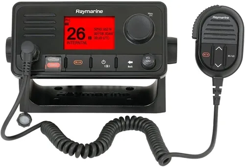 Miniatura 2 de Raymarine E70517, Ray73 Radio VHF marina con Hailer y GPS, negro, pequeño