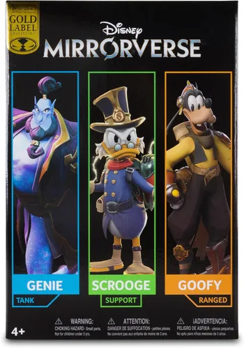 Miniatura 15 de McFarlane Toys - Disney Mirrorverse Genie Scrooge McDuck de 5 pulgadas y Goofy 7 pulgadas, figura de acción 3 unidades, etiqueta dorada, exclusiva