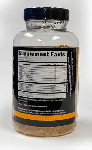 Miniatura 5 de CONTROLLED LABS Paquete de salud general, 45 porciones de tríada naranja, 90 unidades Orange Health IQ, 120 unidades de aceite de pescado de oximega