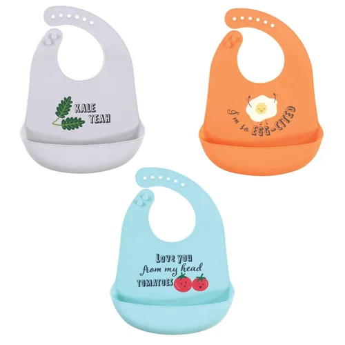 Miniatura 4 de Baberos Hudson Baby de silicona unisex para bebé Mariscos