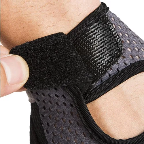 Miniatura 4 de INOGIH Guantes de gimnasio ligeros y transpirables sin dedos para mujer, guantes de entrenamiento para ejercicio y crossfit