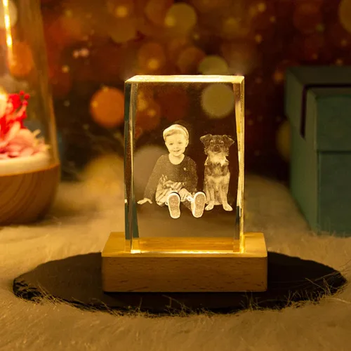 Miniatura 4 de LOJWRY Imagen 3D en cristal, foto de cristal 3D, regalos perfectos para mujeres, hombres, día del padre, día de la madre, Navidad, cumpleaños