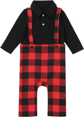 Miniatura 6 de AWIBMK Trajes familiares a juego para Navidad, color verde y rojo, a cuadros, vestidos para mamá e hija, otoño, invierno, Navidad, trajes familiares