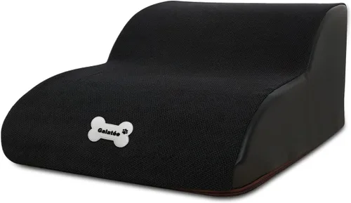 Miniatura 9 de Escaleras para mascotas, lavable y con cremallera, rampa extraíble para mascotas, escaleras de esponja de alta densidad para perros