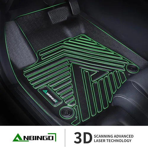 Miniatura 4 de ANBINGO - Tapetes para piso y protector de carga para automóvil, protección para todo tipo de clima, protectores de piso de TPE para automóvil