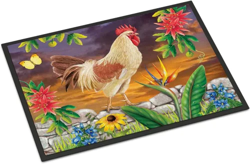 Miniatura 13 de Caroline's Treasures PRS4045MAT - Tapete para puerta delantera, 18 x 27 pulgadas, para interiores y exteriores, para entrada, antideslizante