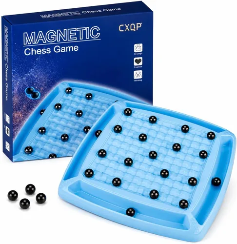 Juego de ajedrez magnético, tablero para niños de 8 a 12 años, dults y familia, juego de mesa de ajedrez con imán de estrategia (36 piezas de