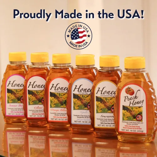 Miniatura 8 de Miel de azahar – 100% pura, cruda y sin filtrar – 32 onzas – Sweetwater Creek Honey Farm – Propiedad y operación de apicultores, 100% miel