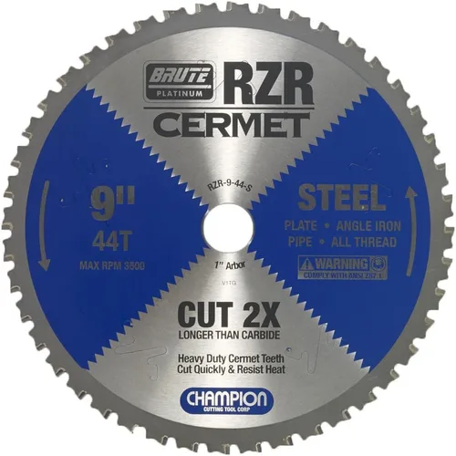 Miniatura 7 de Champion Cutting Tool Corp - Hoja de sierra circular de 5-3/8 pulgadas, 50T (RZR-538-50-ST), acero inoxidable