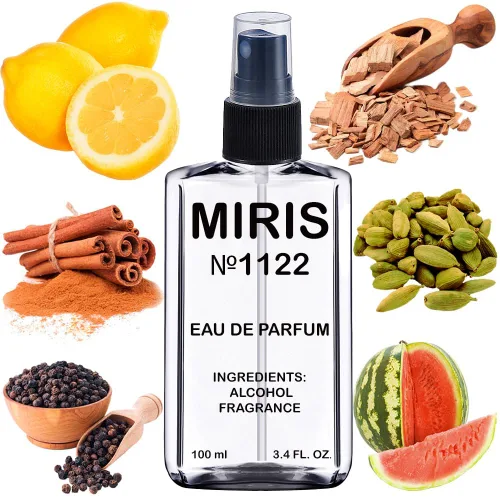 MIRIS No. 1122, Inspired by Chic, Eau de Parfum de larga duración para hombres, en aerosol, 3.4 fl oz / 3.4 fl oz