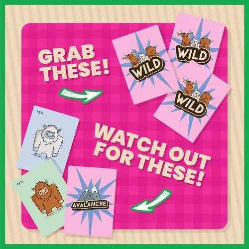 Miniatura 5 de Moose Match Mayhem - por Taco Cat Goat Cheese Pizza - Un juego de cartas de aventura salvaje, juego de cartas a juego de velocidad. Fácil, rápido