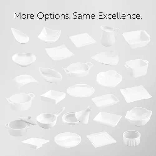 Miniatura 4 de Restaurantware -Cuencos para salsa de inmersión de 2 onzas, 10 platos de salsa en forma de canoa - aptos para microondas, aptos para horno, platos