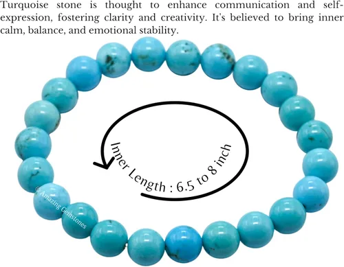 Miniatura 323 de Amazing Gemstone Pulsera de cristal para mujeres y hombres, pulsera de cristal curativo de protección, pulsera elástica con cuentas de piedras
