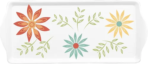 Miniatura 18 de Reston Lloyd Corelle Coordinates charola de melamina con asas, (Tidbit Tray)