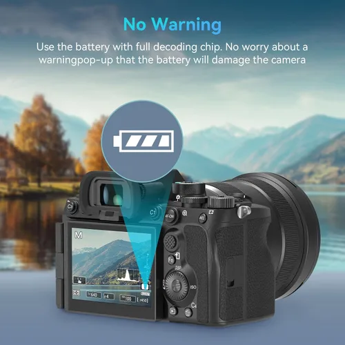 Miniatura 5 de SMALLRIG Batería de repuesto USB-C de 1250 mAh para Nikon EN-EL25, batería recargable de cámara para Nikon Z30 / Z50 / Z fc, carga rápida de 1.75