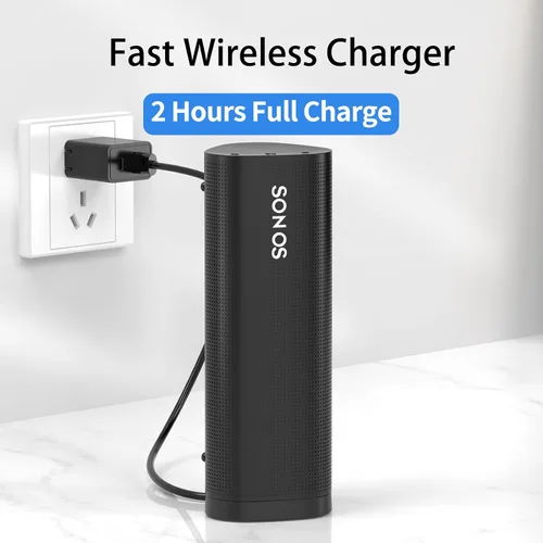 Miniatura 3 de Cargador inalámbrico compatible con Sonos Roam Gen 2nd/1st, base de carga magnética, base de carga para altavoz Bluetooth portátil para Sonos Roam
