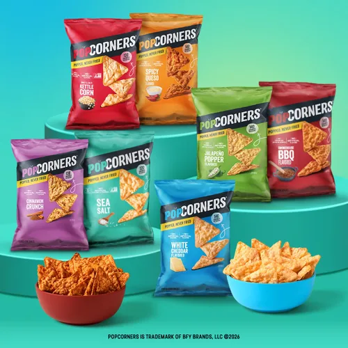 Miniatura 7 de PopCorners Chips de maíz reventado, cheddar blanco, 5 onzas
