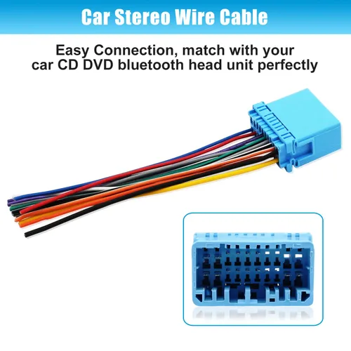 Miniatura 4 de Adaptador de Arnés de Cable de Radio de Coche de Reemplazo para Arnés de Cableado de Estéreo Selecto de Honda y Acura