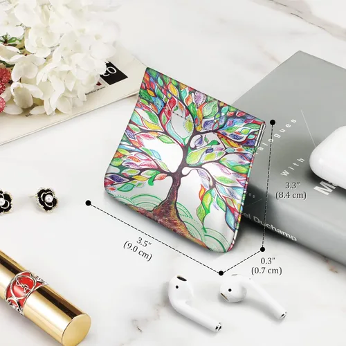 Miniatura 7 de Fintie - Monedero de piel sintética para monedas para mujeres y niñas, Love Tree, Moda