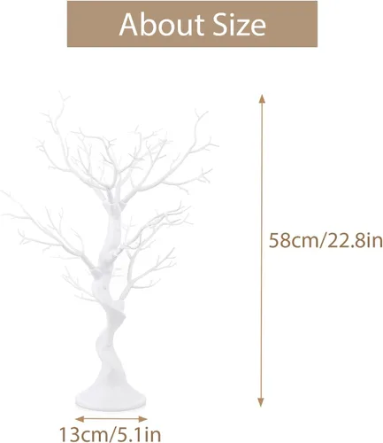 Miniatura 7 de Sziqiqi Árbol artificial pequeño para centro de mesa, árboles falsos negros de 1.9 pies, árbol sintético para fiesta, cumpleaños, jardín, hogar