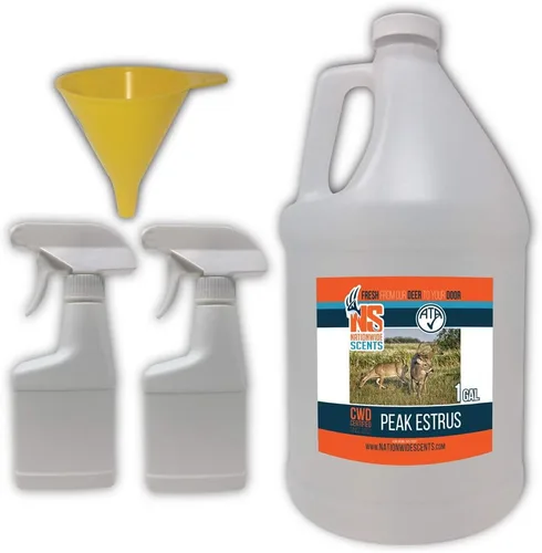 Miniatura 7 de Nationwide Scents Certified Peak Doe Estrus Spray Doe in Heat Orine for Hunting Aromas y atractantes de ciervos