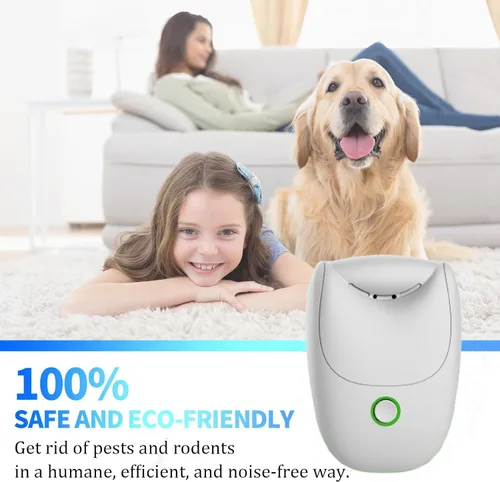 Miniatura 6 de Repelente ultrasónico de control de plagas, repelente de ratones en interiores para control de mosquitos, cucarachas, hormigas, ratas y roedores