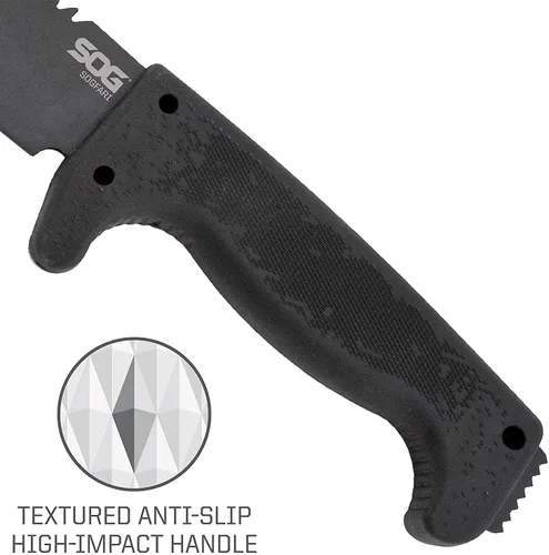 Miniatura 4 de SOG fari 10 in. Machete, Kraton, Tanto Plain