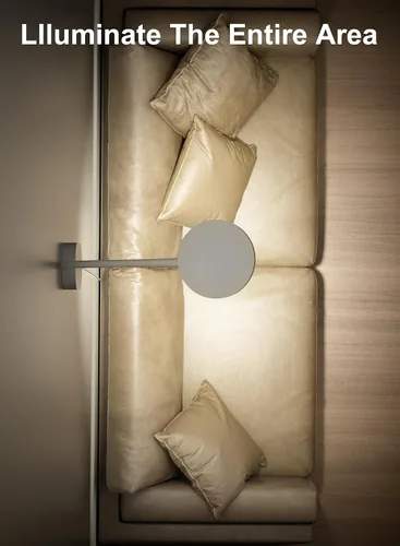 Miniatura 6 de deeloop Lámpara de Lectura Montada en la Pared, Luces de Libro con Salida USB, Lámparas de Lectura para Cabecera de Cama con Apagado Automático de 4