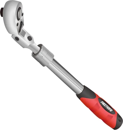 Miniatura 7 de FIRSTINFO F32441H Trinquete de accionamiento extensible de 1 pulgada, mango reversible de trinquete de 24T que se extiende de 24.8 a 41.3 pulgadas