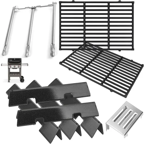 Miniatura 19 de Piezas de parrilla para Weber Spirit 2, piezas de parrilla GS4 Spirit II & I E310 E320 S310 S320, reemplazo para barras saborizantes Weber Spirit