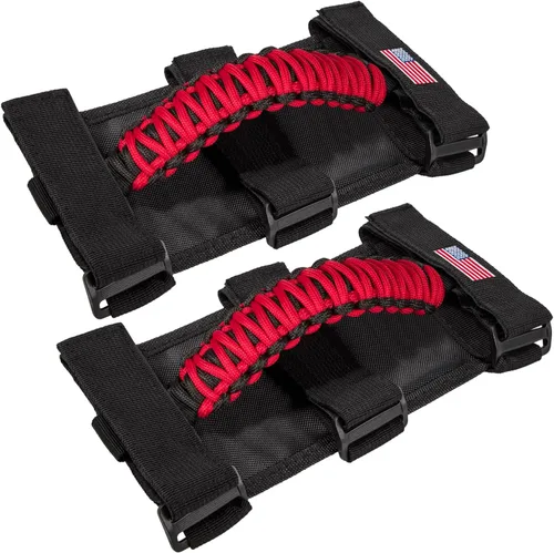 Asas de agarre de barra antivuelco para Jeep Wrangler JK JKU JL JLU TJ YJ Sport Sahara Freedom Rubicon Unlimited Gladiator JT 1955-2023 UTV, ATV,