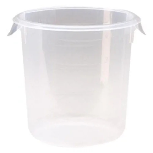 Miniatura 13 de Rubbermaid Commercial Products Recipiente redondo de plástico para almacenar alimentos, 12 cuartos, color blanco, organización/almacenamiento