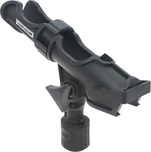 Miniatura 10 de Soporte para caña de pescar de 360 grados con soporte para caña de pescar, soporte de caña con kit de base de montaje en riel con accesorios